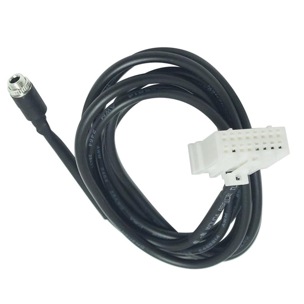 2pcs set Car Radio Female AUX Adapter Audio Kit + 3.5mm Cable for Mazda 2 mazda 3 mazda 5 mazda 6 MX5