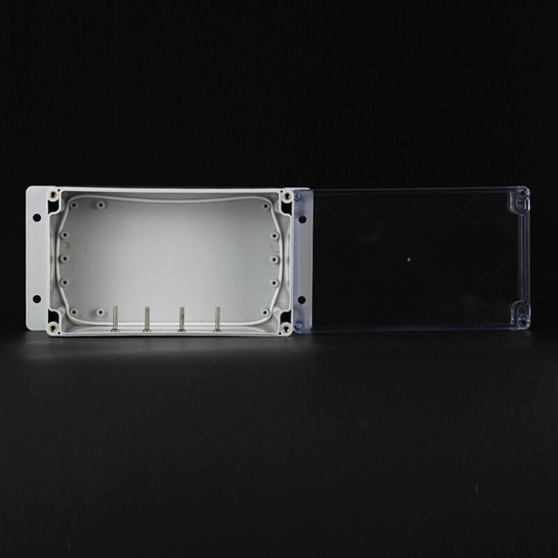 200x120x75mm ABS IP65 Waterproof Plastic Wire Junction Box With Mounted Distribution Clear Enclosure Transparent Project Case