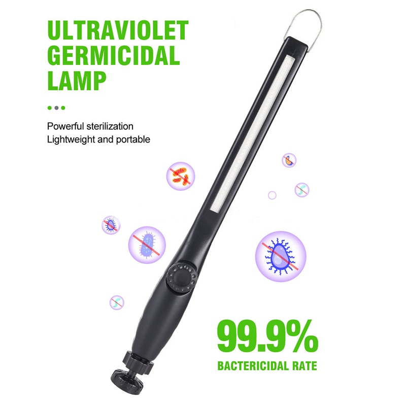 30doprowadziło lampa bakteriobójcza UV przenośna dezynfekcja ultrafioletem lampa dla Dom gabinet lampa UVC Stick sterylizacja zabij roztocza światło