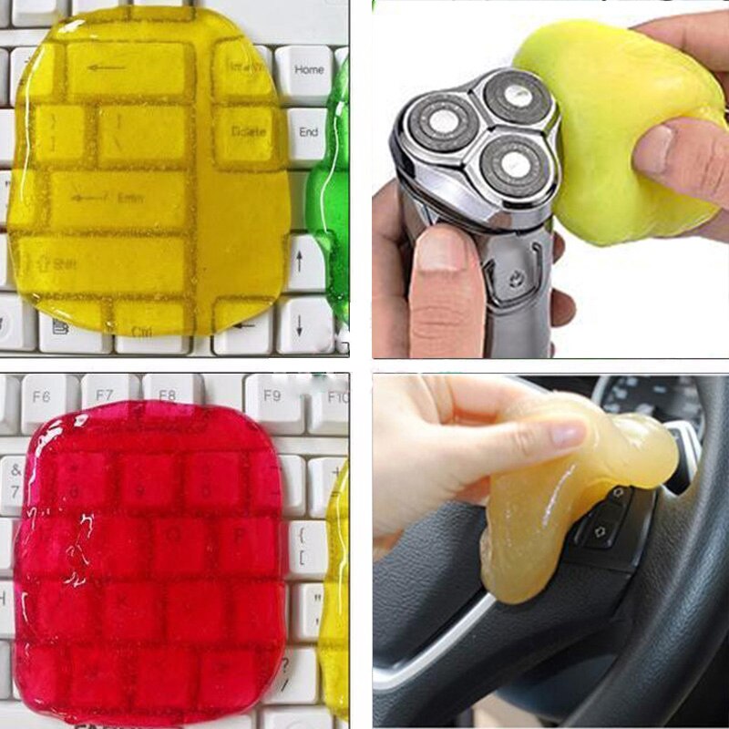 High-Tech Magic Dust Cleaner Compound Super Clean Slimy Gel For Laptop PC Phone Computer Keyboard Car Clean Glue Gel Cleaner
