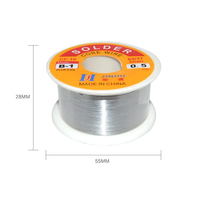 0.5mm 100g 63/37 étain soudure soudure fer fil plomb colophane noyau Flux bobine