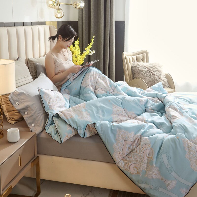 Trapunte in seta di gelso per la casa in 10 stili inserto per piumino matrimoniale trapunta per letto trapuntata copriletto leggero per coperta morbida per tutte le stagioni