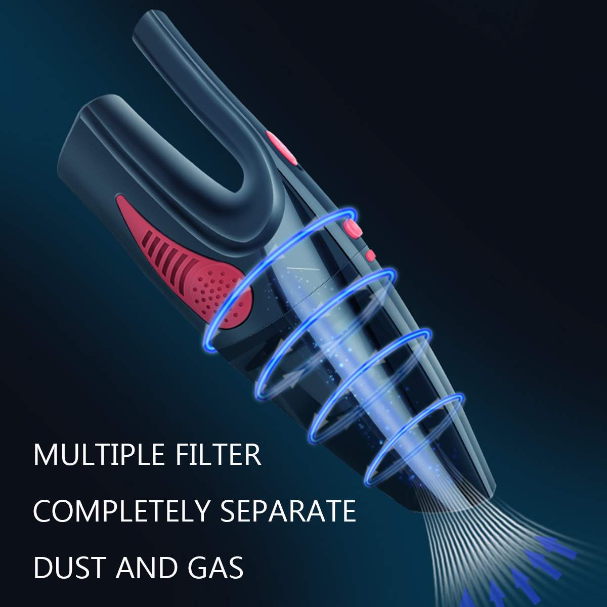 6500Pa Wireless/Wired Powerful Car Vacuum Cleaner Handheld 120W USB Cordless Wet&Dry Use Rechargeable Home Car Vacuum Cleaner