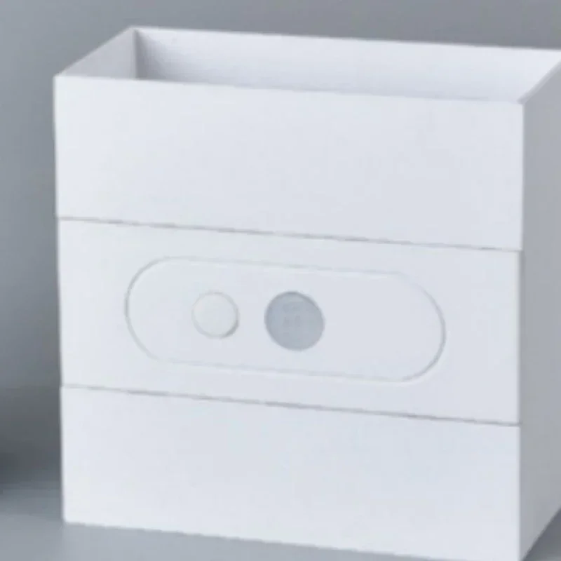 Usb trådløs væglampe med menneskekropssensor, genopladelig led-dæmpning, væglampe til soveværelse, korridor, væglamper til hjemmet: Brun / Hvid
