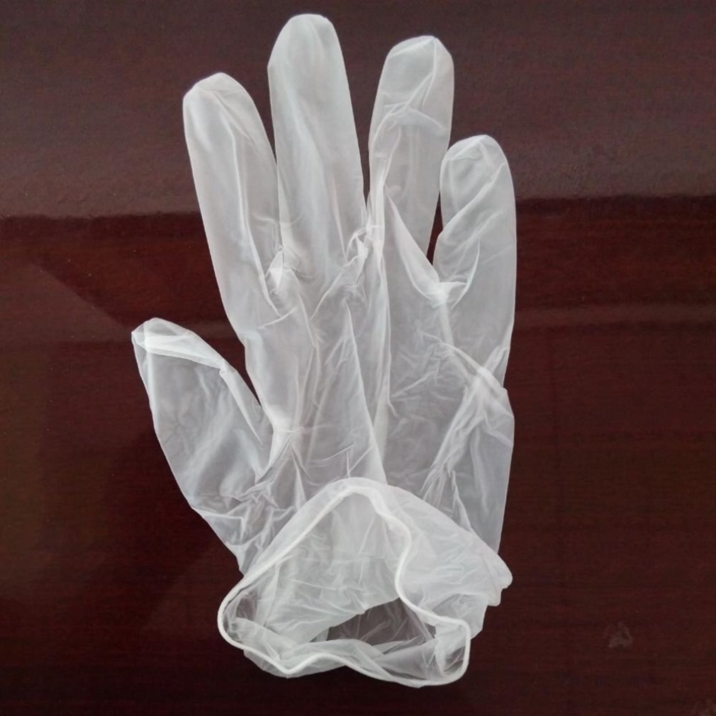 Boxed Disposable Gloves Protective Pvc Gloves Transparent Thickening Aesthetic Grade Anti-Static Gloves