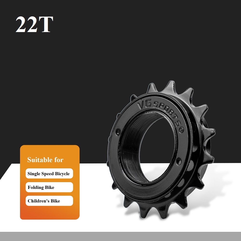 Piñón de volante de bicicleta de marcha única 16T-22T, pieza para BMX, engranaje de engranaje de engranaje de 1 velocidad, rosca Imperial de 34mm, accesorios universales para ciclismo: Rosa