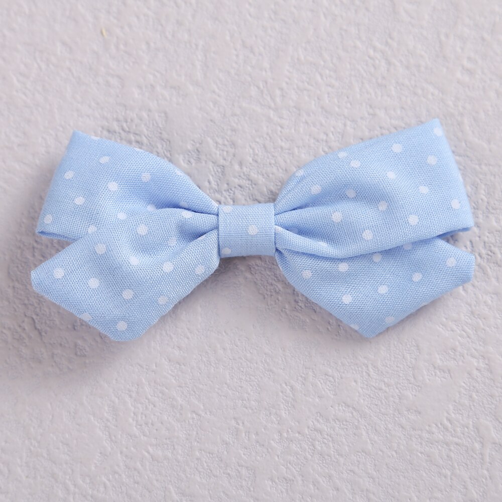 Pinzas para el pelo de lunares para niña, lazos para el pelo, pasador infantil, horquillas para niño pequeño, accesorios para el cabello para bebé Kawaii: A7NSFB-9988C-5