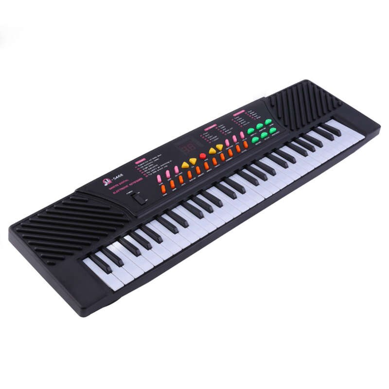 Teclado de Piano Electrónico de 54 teclas con efectos de sonido-portátil para niños y principiantes, Us Plus: Default Title