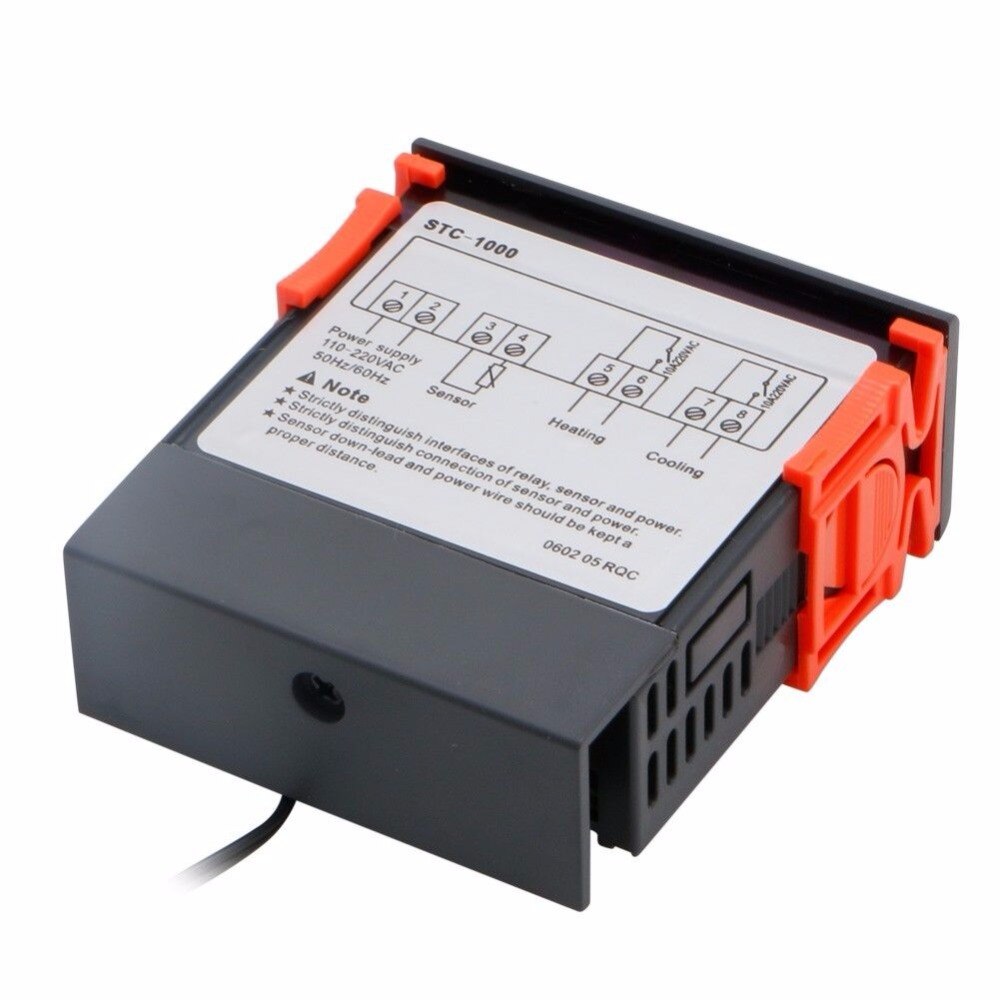 110V220V Digital STC1000 AllPurpose Temperature Controller Thermostat Sensor Temperature Control Products