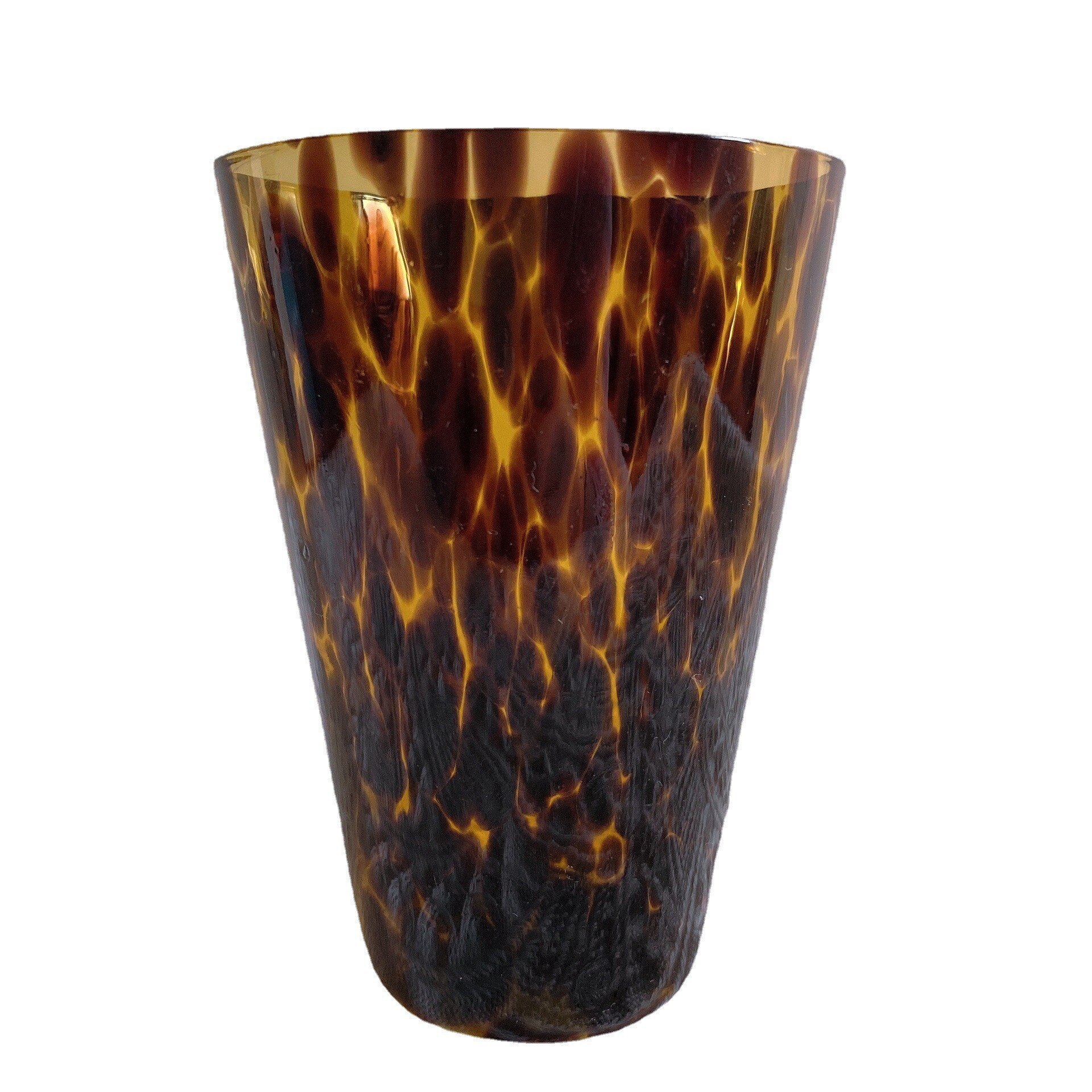 European-Style Leopard Spot Water Cup Cocktail Glass Handmade Goblet Hotel Ornaments: Cup