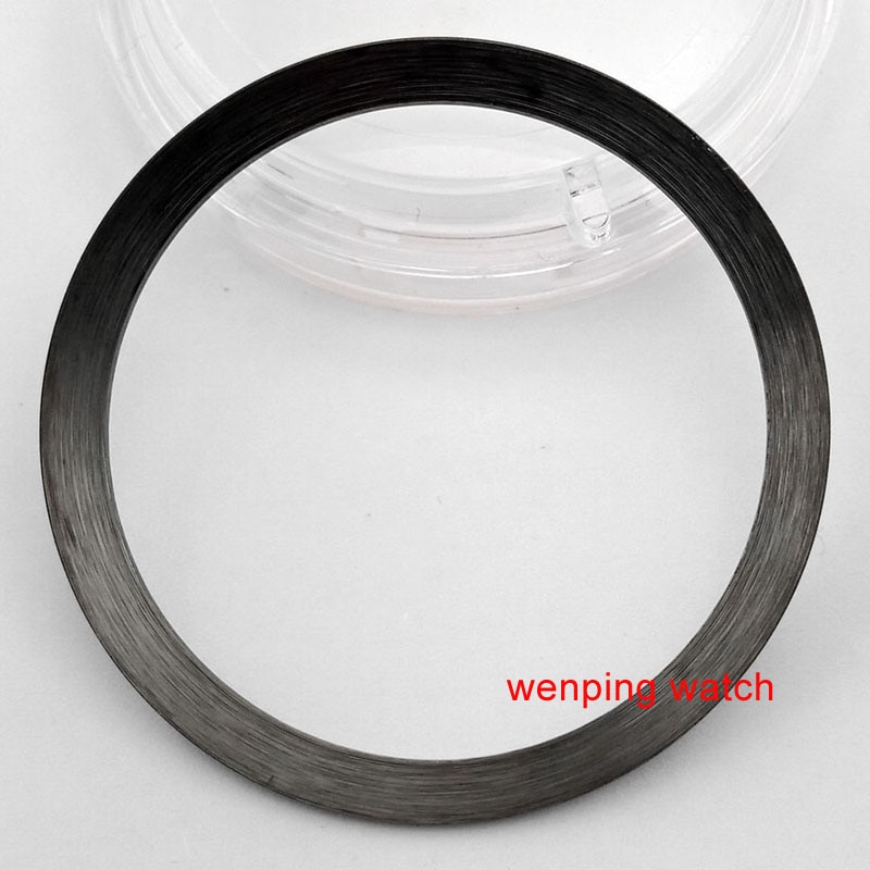 39mm zwarte/blauwe bezel insert keramische bezel horloge accessoires kit 41mm herenhorloges