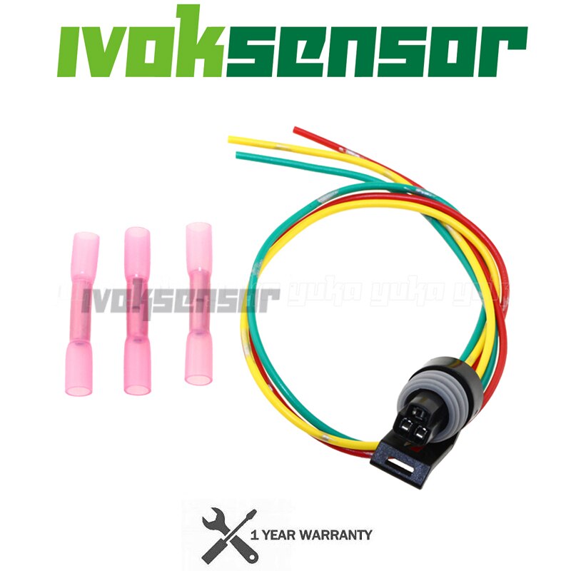 Sensor Connector Pigtail Plastic Kit Plug Parts suitable For 3-pins