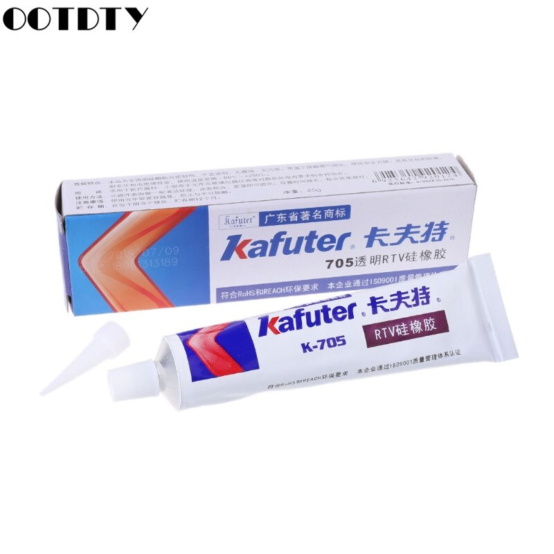 Transparent RTV Silicone Rubber Adhesive Grease Sealant Electronic Glue