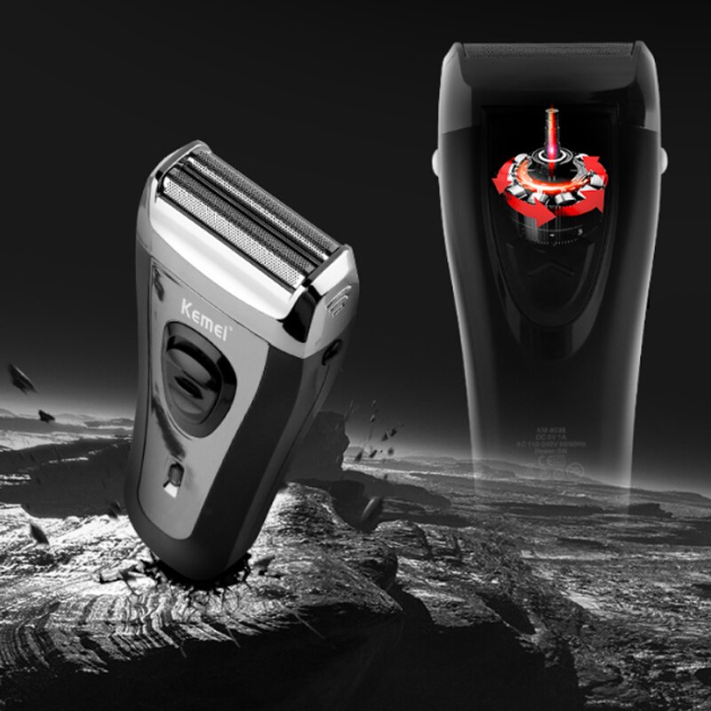 Rasoir électrique pour hommes rechargeable machine à raser barbe stylistes outil de finition rasoir de nettoyage des cheveux