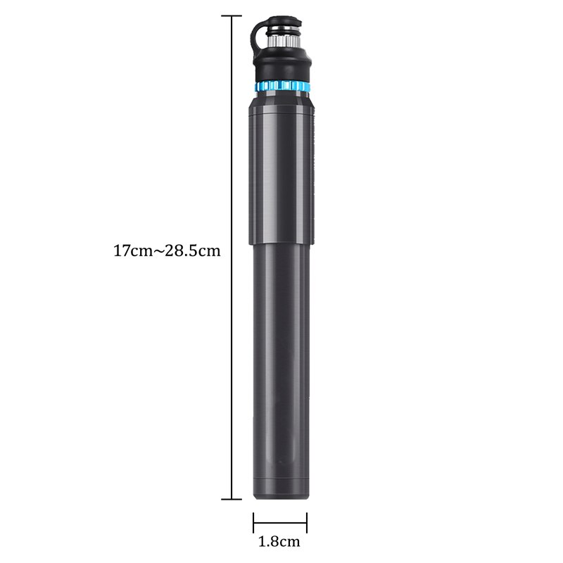 1 Pcs Mini Bicycle Pump Presta Valve Mountain Bike Schrader Valve Hose Pumps With Running Fitness Bicycle Accessories