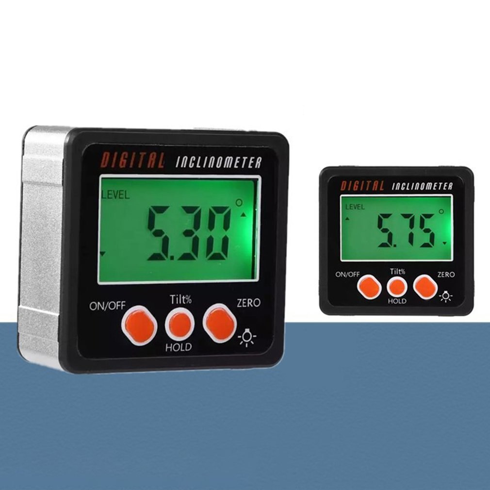 Magnetische Digitale Inclinometer Level Box Gauge Hoek Meter Finder Gradenboog Base Meetinstrumenten