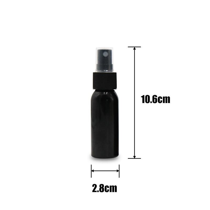 1Pcs Transparant Lege Spuitfles 30Ml/50Ml/100Ml Plastic Mini Invulbare Container Lege Cosmetische ontsmettingsmiddel Container: black 30ml