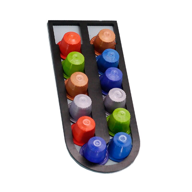 10 stuks metalen koffiecuphouder aluminium standaard koffierek koffiecapsulehouder koffiestandaard voor nespresso-capsulehouder