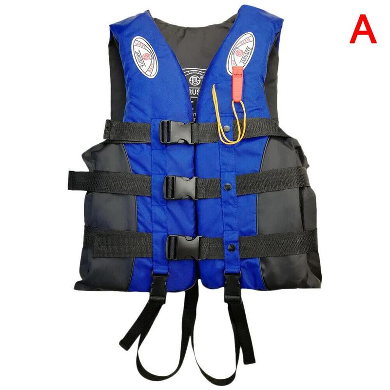 Profession Adults Life-jacket Aid Vest Kayak Ski Buoyancy Fishing Boat Watersport Universal Windsurfing Surfing Swimming Boating: XXL-blue