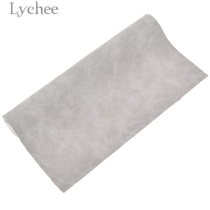 Lychee life 21 x 29cm a4 imiteret ruskind pu-stof flerfarvet vandtæt syntetisk læder gør-det-selv-materiale til håndtaske bælter tøj