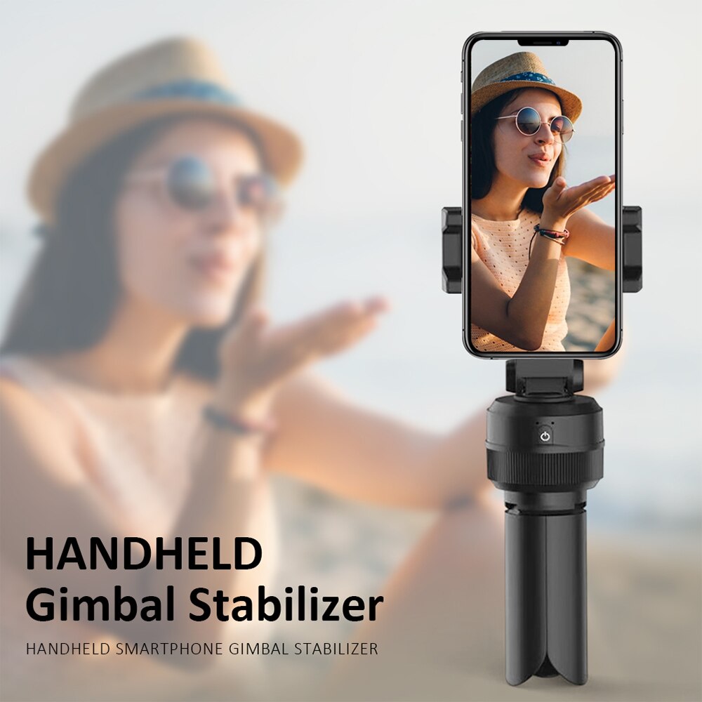 Ai bærbar alt-i-en auto smart optagelse selfie stick 360 rotation automatisk ansigtsporing objekt tracking vlog kamera telefonholder