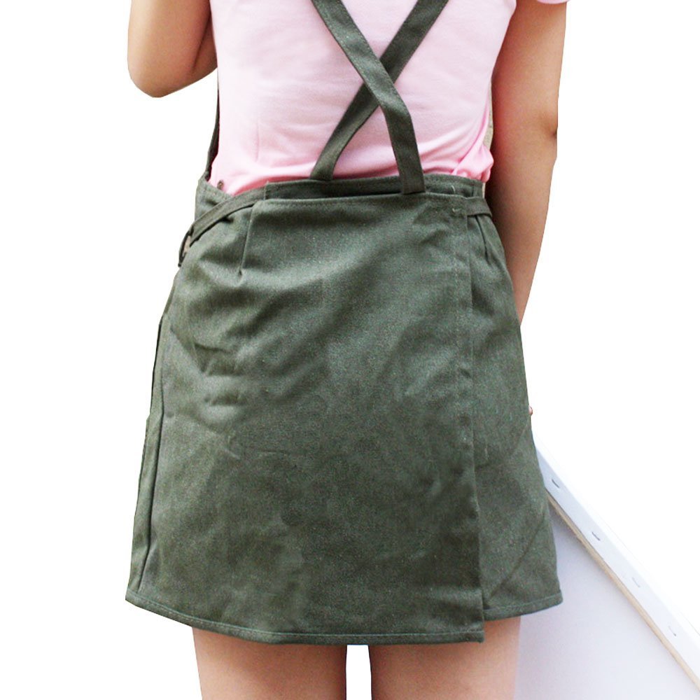 MyLifeUNIT Canvas Artist Apron Multi-pocket Slim fit style Apron Adjustable Neck Strap Waist Ties Suitable For Artist Painting
