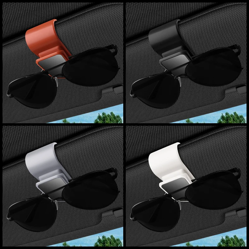 Soportes para gafas de sol, Clip para gafas de sol de coche, Clip para colgar gafas, soporte para visera UV resistente al agua, accesorios interiores