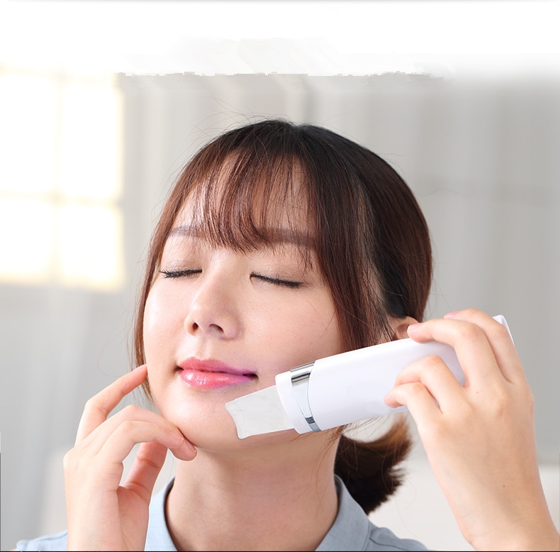 Ultrasone Gezicht Pore Cleaner Ultrasound Skin Scrubber Peeling Facial Massager Schoonheid Apparaat Gezicht Lift Draai Rimpel Verwijderen