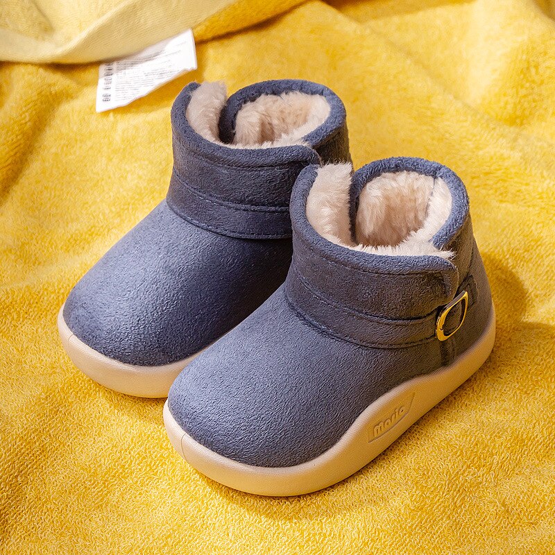 Kushyshoo Kinderen Katoenen Schoenen Winter Baby Fleece Peuter Schoenen Jongens Snowboots Kinderen Warme Schoenen Kids Laarzen Meisjes