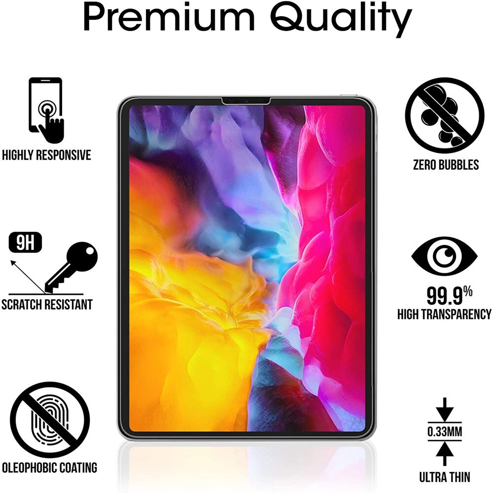 9H Tempered Glass Screen Protector For ipad Pro 11 inch Screen Protector Scratch Resistant Bubble Free Protective film