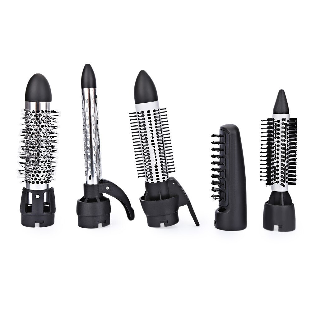 220V 7 In 1 Hair Dryer Multifunctional Blow Dryer Hairdryer Machine Comb Hair Curler Straightener DIY Styling