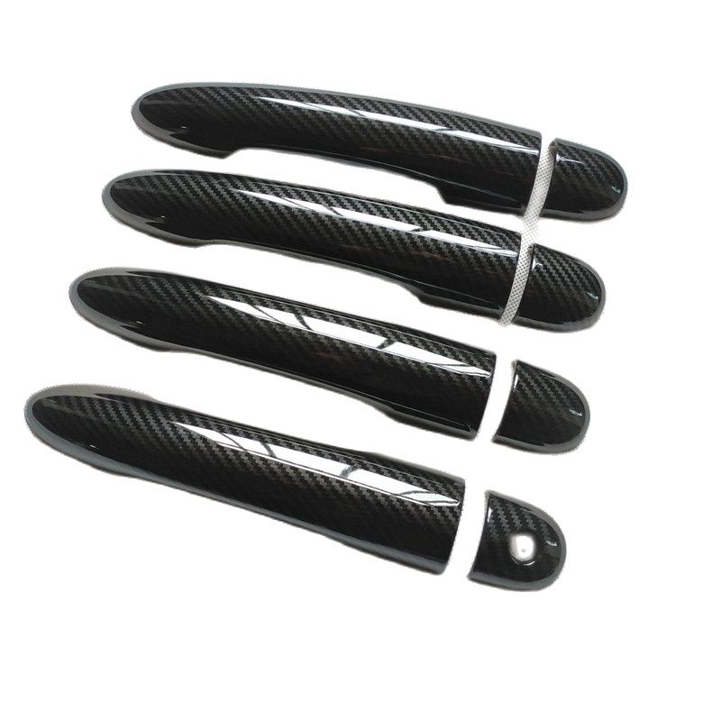 Til renault megane 2 ii mk2 tilbehør dørhåndtag cover trim håndtag covers plast imiteret kulfiber