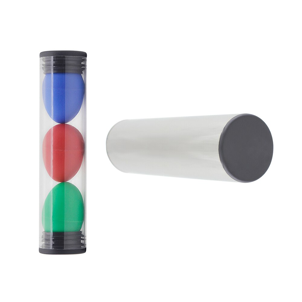 Musikinstrument leksakssats maracas äggburk + metall maracasburk set med 3 st maracasägg musikägg