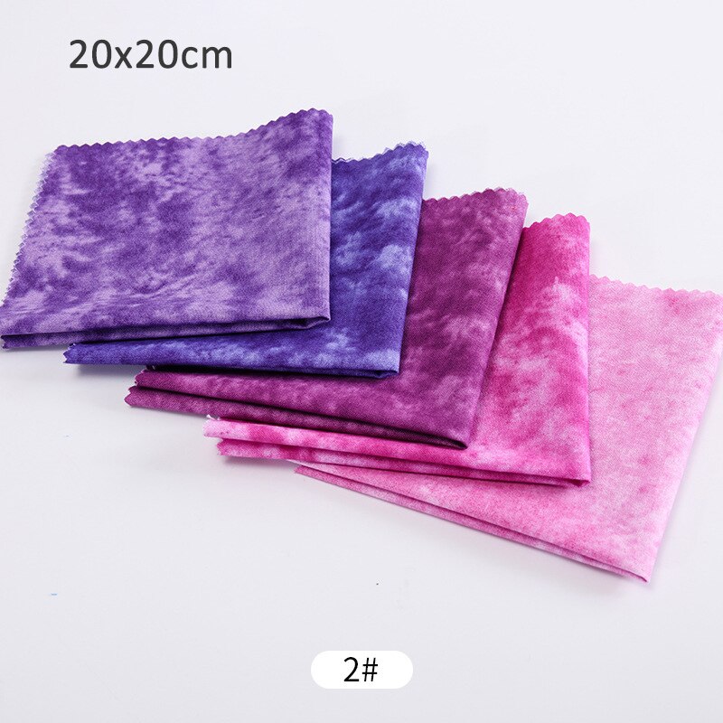 5 kpl/setti 20 x 20cm mukavaa puuvillakangasta monikäyttöinen kotitalouksiin tähtikuvioinen tilkkukangas pohjoismainen ompeluaskartelu: Violetti