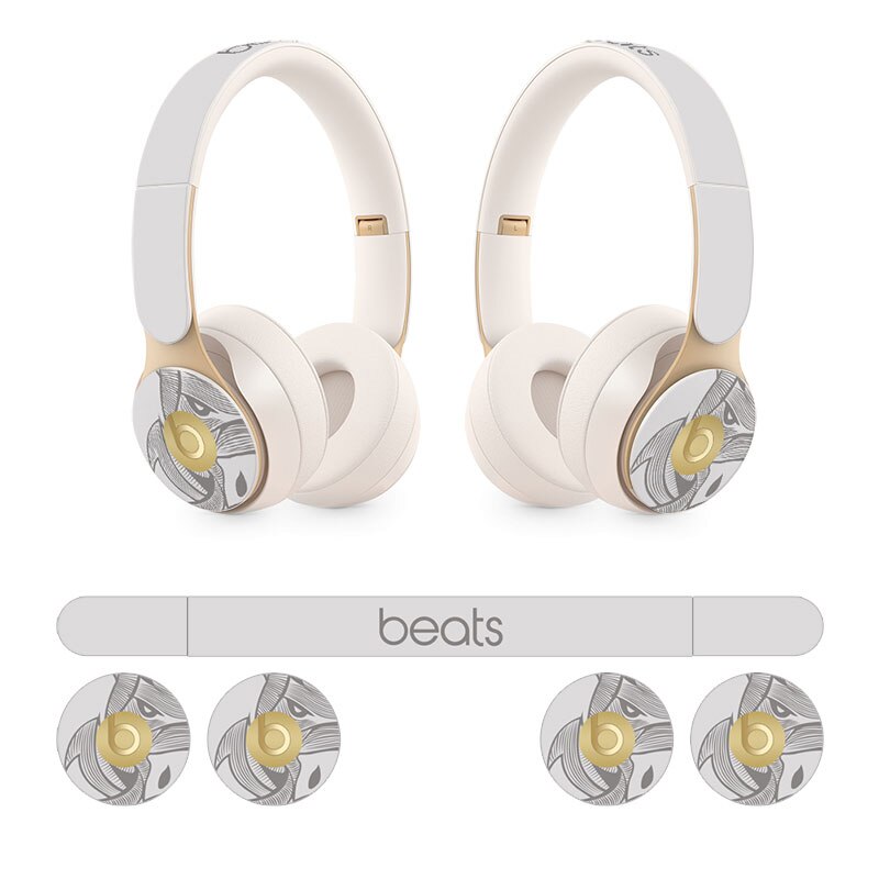 Cute Headphone Sticker Vinyl Decal Skin for Beats solo pro headphone skin sticker: TN-SOLOPro-1030