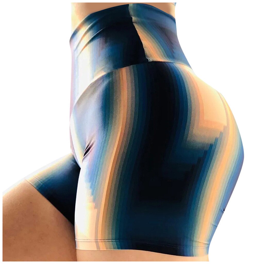 Sport Leggings Ladies'printed Hip Stretch Underpants Running Fitness Pants Squat Proof Pants #40: A / S