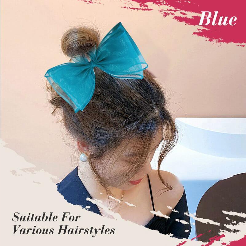 Bowknot Haar Band EINE Clip-auf Bowknot Haar Band, Das Macht Sie Mehr Aussehen Und Nette: Blau