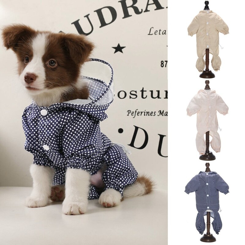 Regenjas voor huisdieren, honden, puppy's, honden en katten, waterdichte kleding voor huisdieren, regenjas voor huisdieren, regenjas voor huisdieren