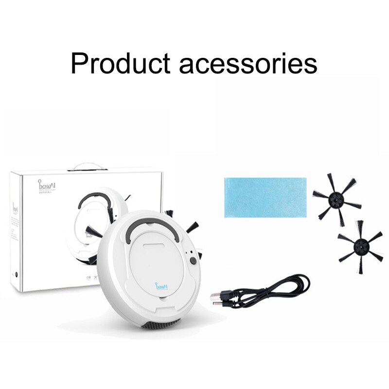 Aspirateur robot multifonction, aspirateur robot intelligent de balayage humide et sec, rechargeable automatiquement 3 en 1
