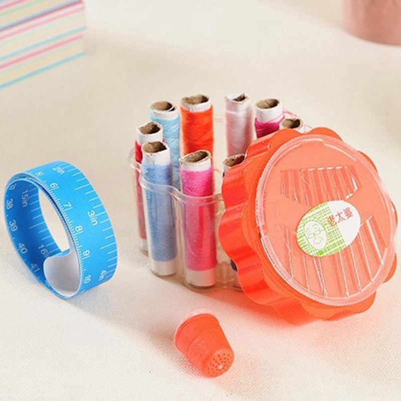 10pcs/set Polyester Sewing Thread Hand Stitching Sewing Machine Threads 40m Sewing Thread With Needle Box Sewing Accessories