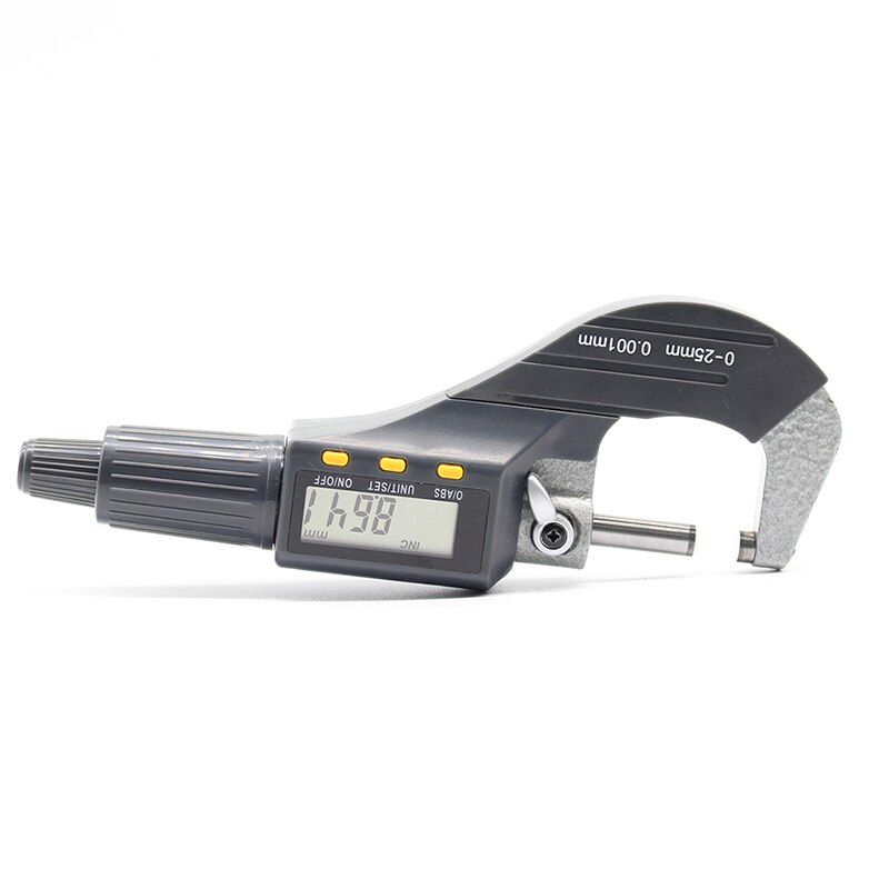 High precision micrometer gauge measurement range 0-25mm stainless steel digital display ruler ruler measurement tool