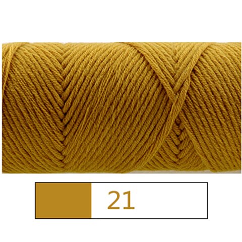 10 Pcs / Lot Lovers Cotton Natural milk cotton thick yarn for knitting Baby wool thread crochet hand knitting yarn cotton yarn: NO 21 Colour