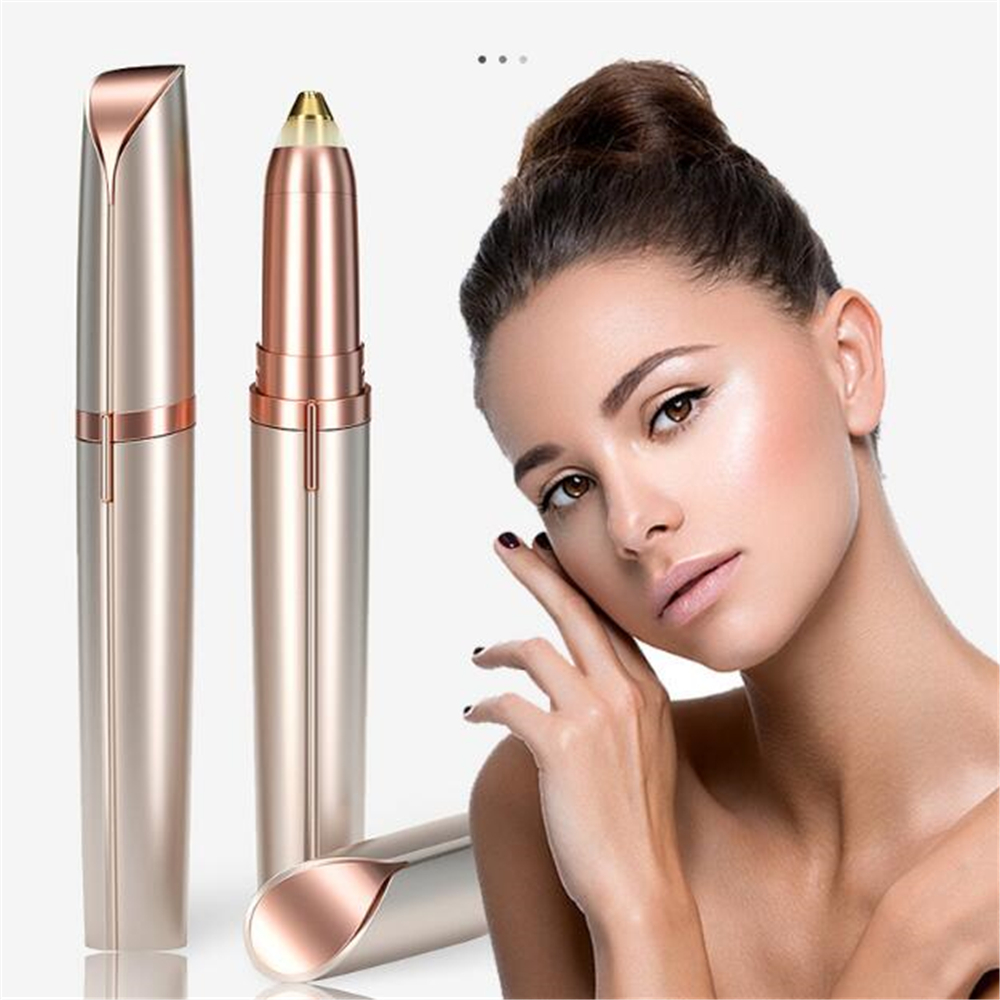 Eye Brow Shaver Shaper Electric Eyebrow Trimmer Remover Painless Epilator Razor Portable Facial Hair Remover Makeup Beauty Tools