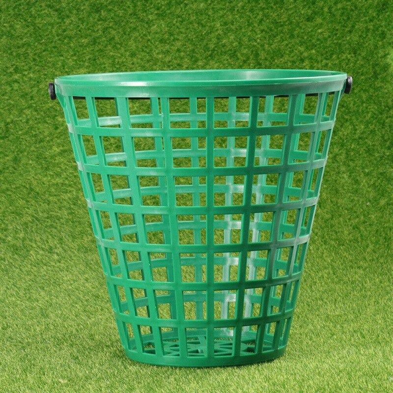 -Golf Ball Basket Golfball Container with Handle Ball Holder for Sports Stadium Outdoor Playing
