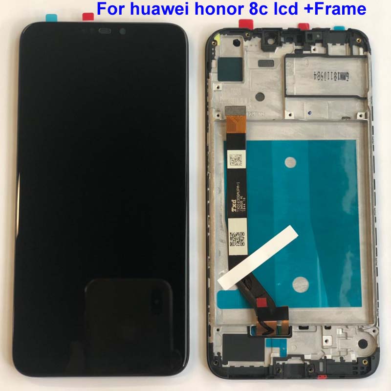 Rama + oryginalny 6.26 ''LCD robić wyświetlacza LCD Huawei Honor 8C montaż digitizera ekranu dotykowego robić Honor Paly 8C BKK-AL10 BKK-L21 LCD