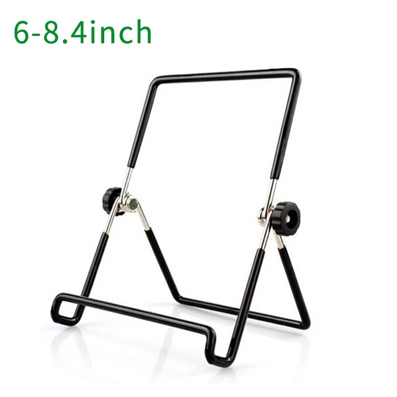 Opvouwbare universele tablethouder voor ipad 6 12 inch houder tabletstandaard verstelbare bureausteun flexibele metalen telefoonstandaard: 6-8.4 inch s