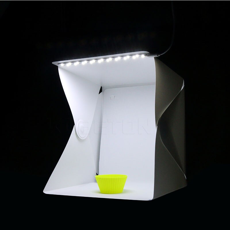 LED Fotografie Licht Mini Soft Box Vouwen Studio Kamer Tent Studio Diffuse Zwart Wit Achtergrond Foto Studio Accessoires