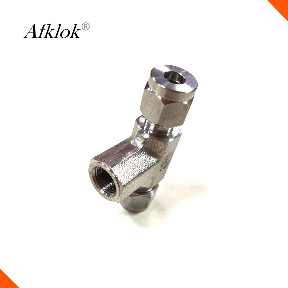3 way Female Branch 6mm 8mm Tee Fitting Stainless Steel 316 Pipe Fittings Connector