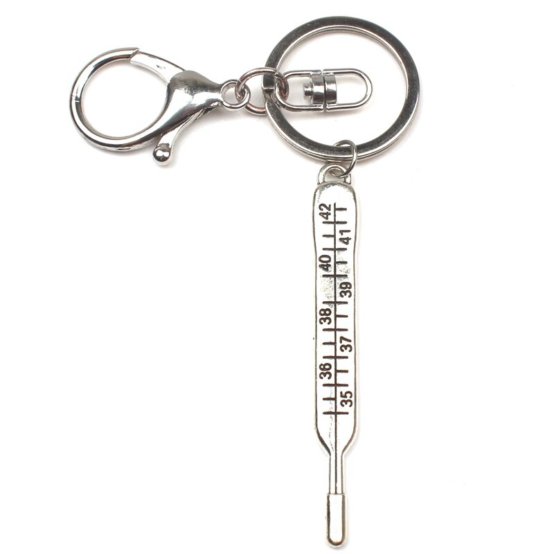 Mode Arts Aid Kit Mini Spuit Thermometer Ambulance Tandarts Angel Stethoscoop Sleutelhanger Geneeskunde Graduate Souvenir: 12