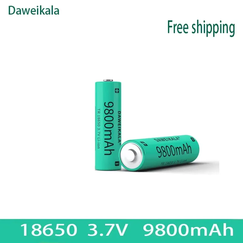 18650 3.7v 9800 mah ladattava akku taskulampun taskulampun ajovalaisimen litiumioniakulle